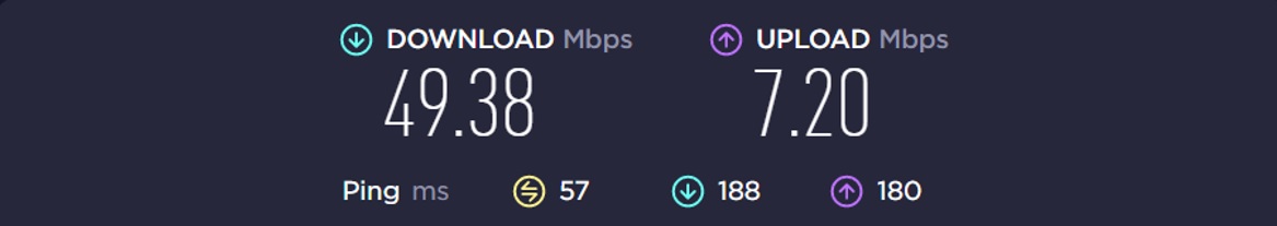 ProtonVPN ISP speed without VPN activated